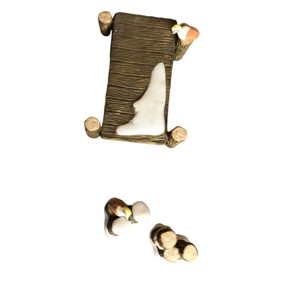 Pacific Rim Christmas Village Accessories Boardwalk Dock Snow Pelicans Piling - Picture 15 of 15